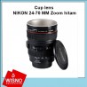 Cup lens NIKON 24-70 MM Zoom hitam