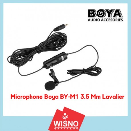 Microphone Boya BY-M1 3.5 Mm Lavalier