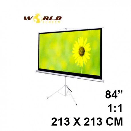 WORLD Tripod Screen 84" 1:1 213x213cm