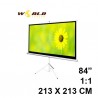 WORLD Tripod Screen 84" 1:1 213x213cm