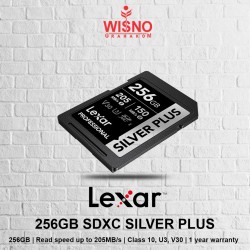 Lexar Professional Silver Plus SDXC UHS-I V30 256GB