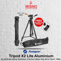 Fotopro Tripod X2 Lite Aluminium