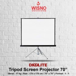 DataLite Tripod Screen Projector 70 Inch
