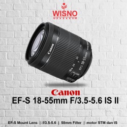 Lensa Canon EFS 18-55mm f/3.5-5.6 IS II