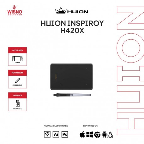 Pen Tablet Huion H420X