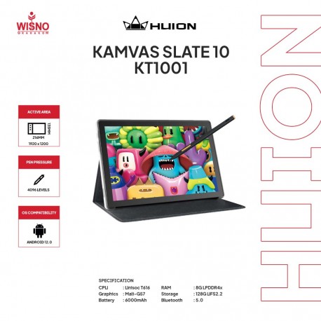 Huion Kamvas Slate 10 Tablet Android