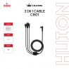 Kabel 3 in 1 Huion Kamvas Pro CB01 Original