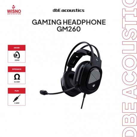 dbE GM260 Multiplatform Professional Gaming Headphone
