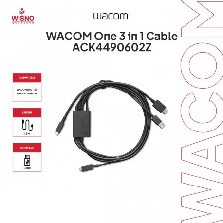 Wacom One 3 in 1 Cable (ACK4490602Z)
