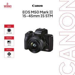 CANON EOS M50 MIRRORLESS DIGITAL CAMERA WITH 15-45MM LENS