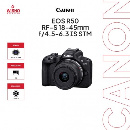 Canon EOS R50 kit 18-45mm Mirrorless Camera