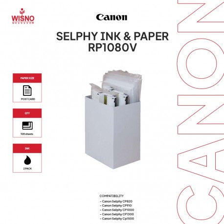 PAPPER CANON RP-1080V 4X6" FOR SELPHY PRINTER