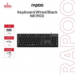 Keyboard Rapoo NK1900 Wired Black