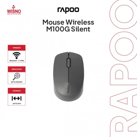 Rapoo M100G - Silent (WIRELESS MOUSE)