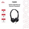 RAPOO H100 USB Wired Stereo Headset High Quality