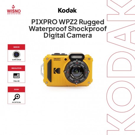 Kodak PIXPRO WPZ2 Rugged Waterproof Shockproof Digital Camera