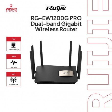 RUIJIE RG-EW1200G PRO 1300M Dual-band Gigabit Wireless Router