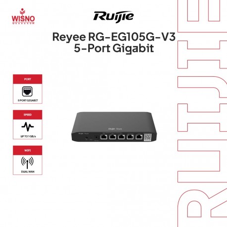 Ruijie Reyee RG-EG105G-P V3 5-Port Gigabit Cloud Managed Router