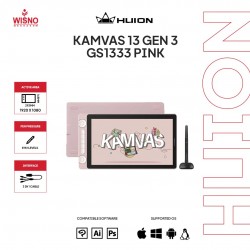 Huion Kamvas 13 Gen 3 Pen Tablet Display Garansi Resmi