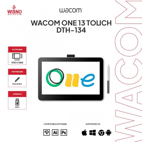 Wacon One Pen Display 13 Touch DTH134
