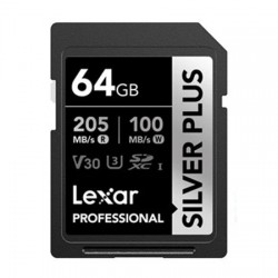 Lexar Professional Silver Plus SDXC UHS-I V30 64GB