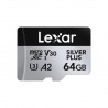 Lexar Professional Silver Plus MicroSDXC UHS-I A2 V30 64GB