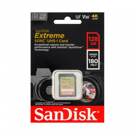 SD Sandisk Extreme 128GB/180MB