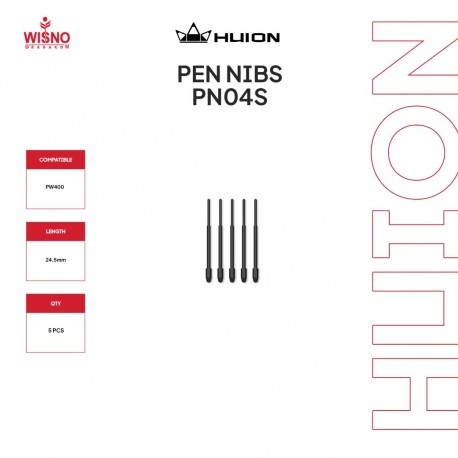 HUION Pen Nibs PN04S isi 5 pcs