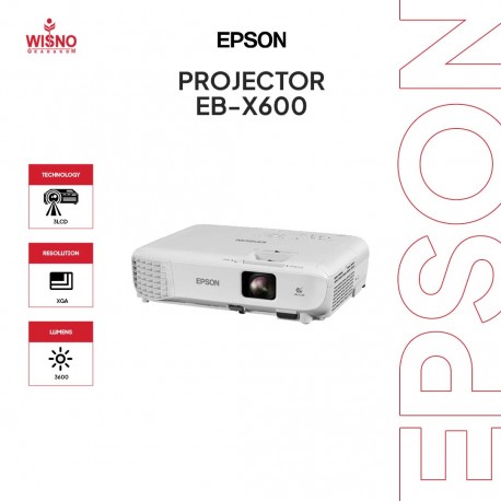 Projektor EPSON EB-X600 XGA 3LCD 3600 Lumens TKDN